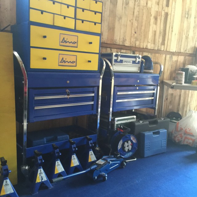Toolshed nearing completion