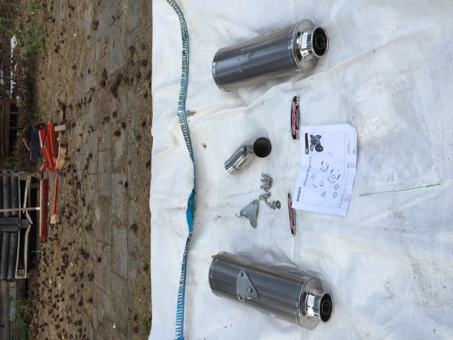 titanium mufflers with extractable DB-killers