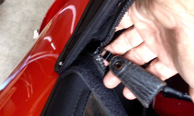 soft top zipper