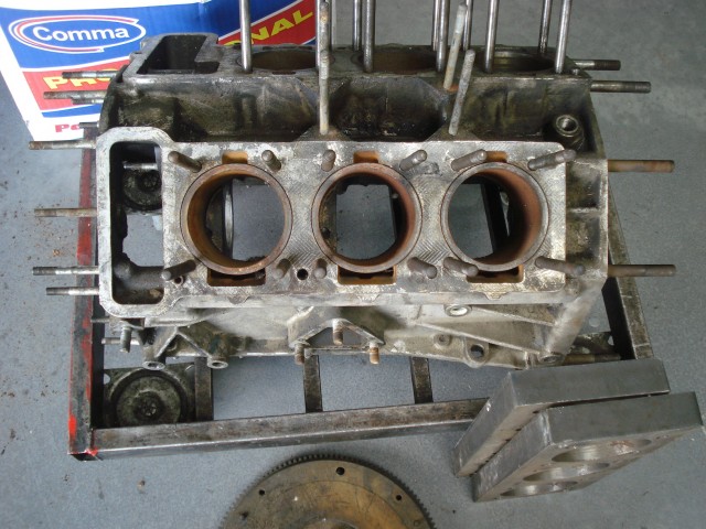 Cleaned engine