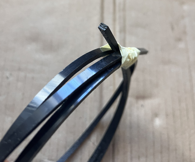 Series 1 leather steering wheel infill